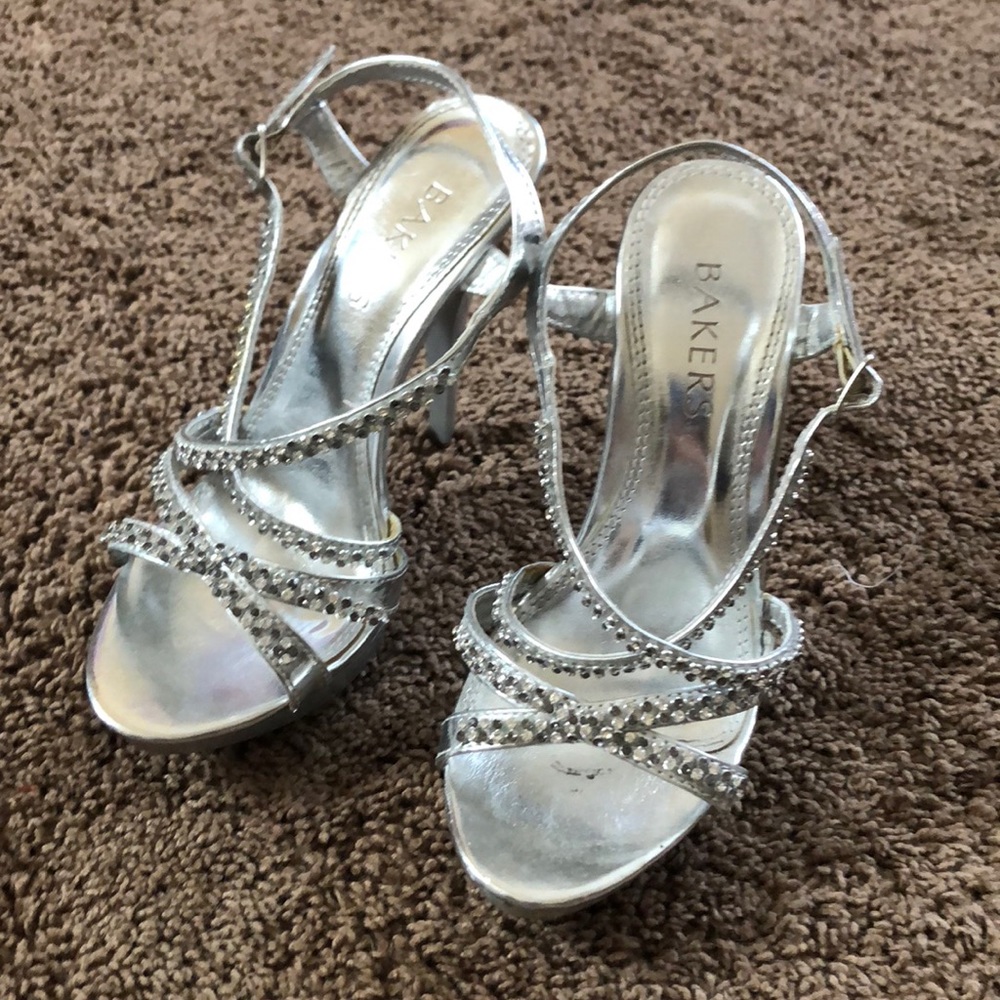 Silver heels
